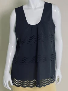 SIMPLY IRRESISTIBLE Women’s Black Top Sz L Blouse - Picture 1 of 4