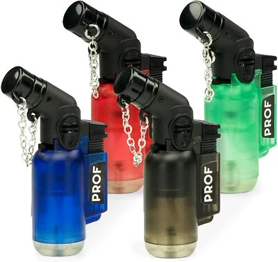 4 X Sturmfeuerzeug mit Deckel Nachfüllbar Feuer Flamme Feuerzeuge Flamme "JET" - Bild 1 von 4