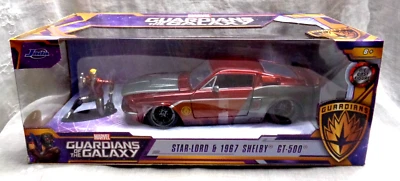 Jada 1:24 Die Cast #32915 Guardians of the Galaxy STAR LORD & 1967 SHELBY GT500 - Изображение 1 из 4