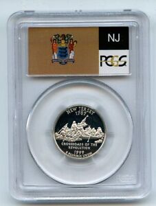 1999 S 25C Silver New Jersey Quarter PCGS PR70DCAM