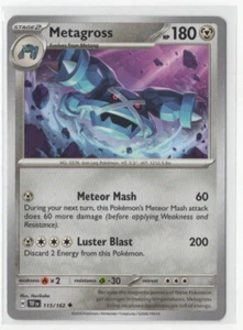Pokemon Temporal Forces - 115/162 Metagross - Picture 1 of 1