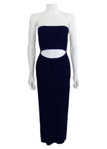 Donna Karan Navy Gown Dress US 4 NEW - Picture 1 of 3