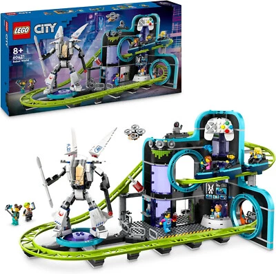 LEGO CITY 60421 ESPECTACULAR MONTAÑA RUSA ROBOT WORLD NUEVO PRECINTADO - Imagen 1 de 4