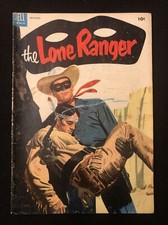 THE LONE RANGER 75 2.5 QUALIFIED COVER CENTERFOLD DETACHED DELL 1954 TU