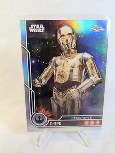 2023 Star Wars Topps Chrome Refractor Base #66 C-3PO - Bild 1 von 2