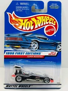 Hot Wheels Super Modified #664 1998 Prime Edizioni #27/40 Nero con Pizzo Cromato Sp - Foto 1 di 5