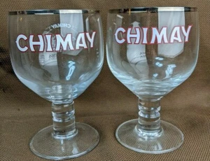 Chimay Stemmed Beer Tulip Glass Set of 2 , ONE is the 1862-2012 Edition - Picture 1 of 9
