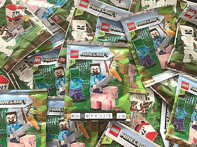 Lego Minecraft Figuren AUSSUCHEN Minifiguren Steve Alex Ozelot Schwein Schaf Kuh - Bild 1 von 4