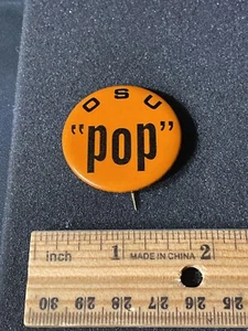 Vintage OSU Pop Oregon State University Pin Back Button - Picture 1 of 2