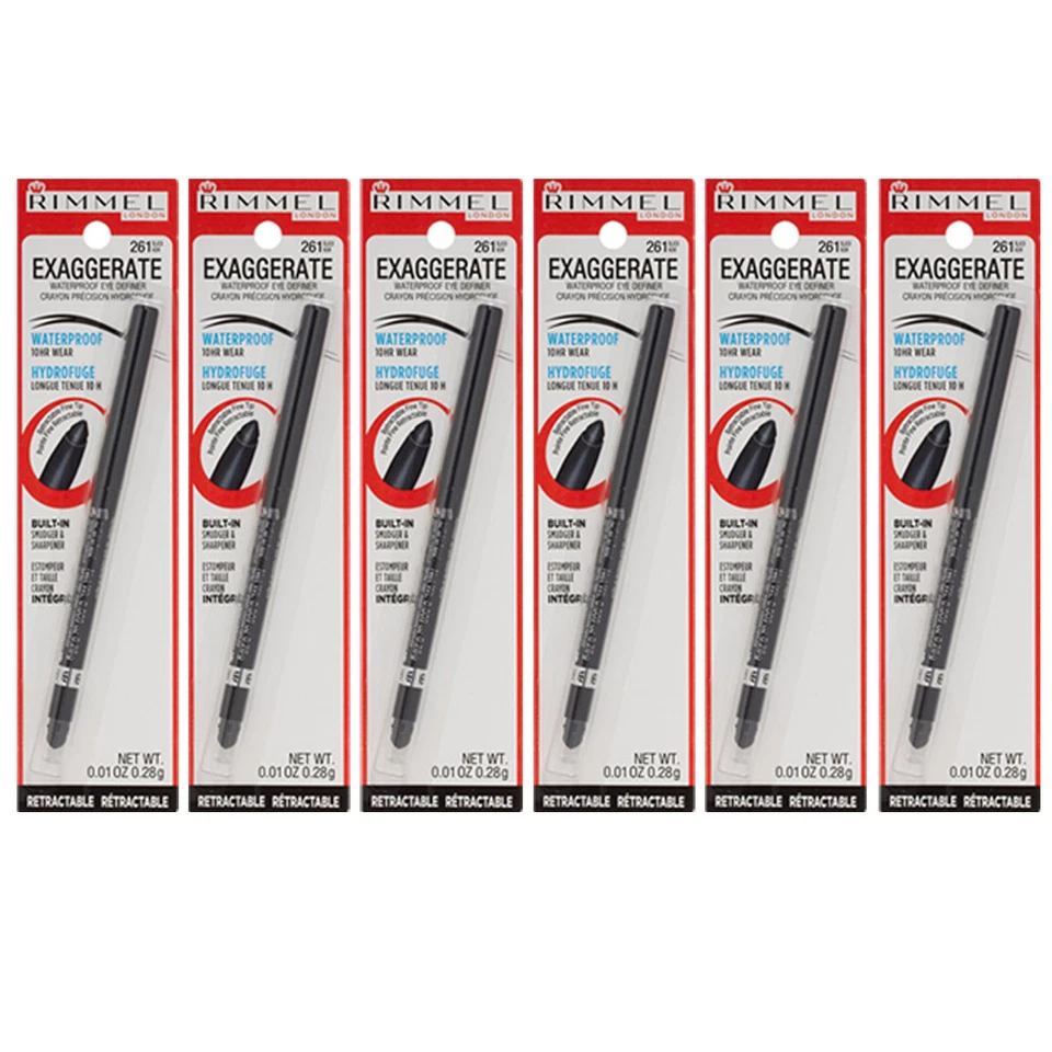 Rimmel London Exaggerate Eye Definer Crayon Precision 261 Noir