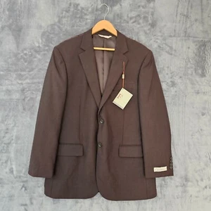 Ferretti Uomo Blazer Mens 42R Brown Super 100s Wool Soft Hand Luxe New with Tags - Picture 1 of 15