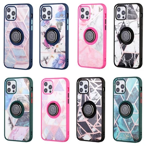 Custodia per iPhone 13 PRO design unico IMD supporto anello magnetico cover telefono - Foto 1 di 30