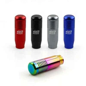 Mugen red gear knob 13cm shift shifter boot universal manual transmission - Picture 1 of 7