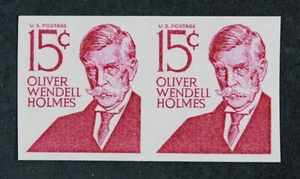 CKStamps : US Stamp Scott #1305Eg Pair Imperf. EFO 15¢ Dull Gum Mint NH OG - Picture 1 of 2