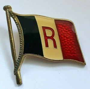 Esso Company of Germany Reederei Emaille Stabsabzeichen Hamburg Russ Tankshi - Bild 1 von 3