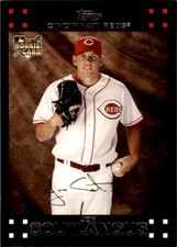 2007 TOPPS RC #7 JON COUTLANGUS CINCINNATI REDS