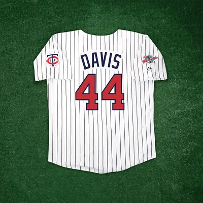 Chili Davis 1991 Minnesota Twins World Series Cooperstown Men's Home Jersey - Image 1 of 4