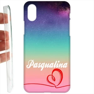 Custodia cover PERSONALIZZATA CON NOME per tutti i modelli plastica RIGIDA GI11 - Foto 1 di 5