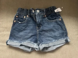 Nuevo con etiquetas Pantalones Cortos Vaqueros Gap Niños Niñas Novia Tiro Alto Pull-on Talla 6 - Imagen 1 de 3