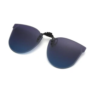 Polarized Clip-on Sunglasses - Rimless Flip Up Glasses UV Protection Cat Eye ... - Picture 1 of 7