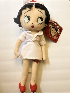 SUGAR LOAF 15" BETTY BOOP NURSE PLUSH STUFFED DOLL 2014 - Picture 1 of 4