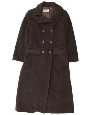 Cappotto donna doppiopetto MARELLA UK 14 grande grigio lana vergine DB20 - Immagine 1 di 4