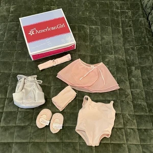 My American Girl Doll 2 In 1 Ballerina Set 2007 Ballet Shoes Skirt Leotard Bow - Picture 1 of 19