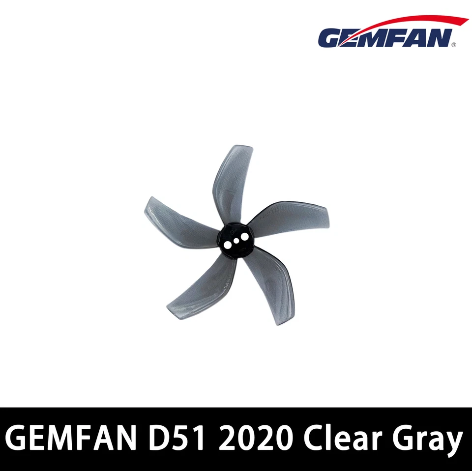 8PCS Gemfan D51-5 Cinewhoop Props 2inch 51mm 5-Blade PC Propeller For RC FPV - Image 1 of 4