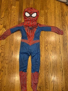 Spider Man Classic Red and Blue Jumpsuit Kids Halloween Costume New XS-M - Picture 1 of 9