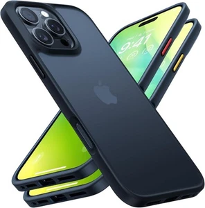 Torras iPhone 16 Pro Max Phone Case Military Grade Translucent Matte Black - Photo 1 sur 7