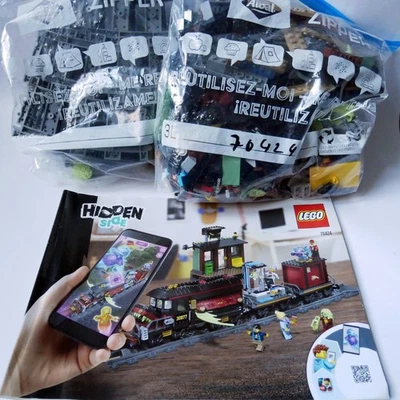 Lego 70424 Le train-fantôme + rails en plus, circuit train complet hidden side - Photo 1/4