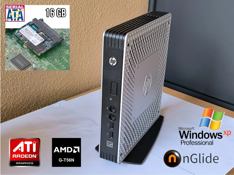 🖥️ Mini PC for Windows 98/XP retro gaming - HP T610 - Imagen 1 de 4