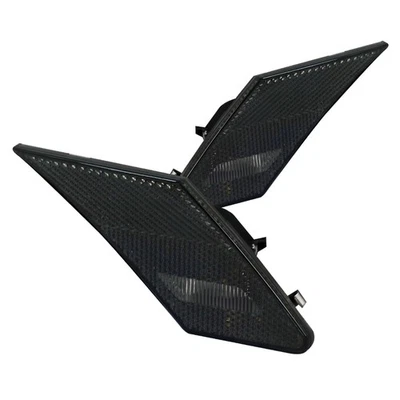 Fit 2012-2017 Scion FR-S Subaru BRZ Crystal Smoke Tint Front Side Marker Lights - Image 1 of 4