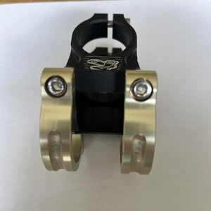 Renthal Apex Stem, 35mm Clamp, 60mm reach Gold And Black, - Picture 1 of 7