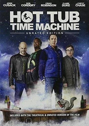 Hot Tub Time Machine--DVD-- Unrated--John Cusack--Widescreen--BRAND NEW & SEALED - Image 1 of 1