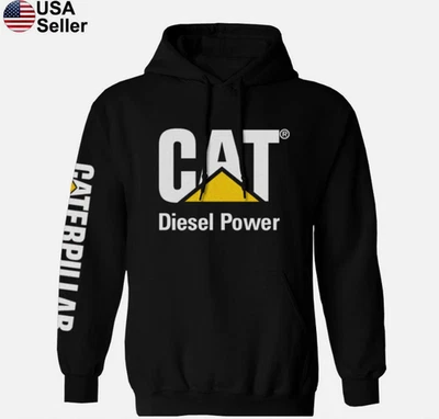 Sudadera con Capucha Caterpillar Diesel Power Logo CAT Sudadera con Capucha Construcción Foto 1 de 3