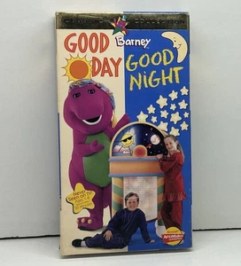 Barney Friends Good Day Good Night Classic Collection VHS 1997 Video Tape Rare! - Picture 1 of 10