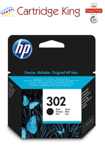 Cartouche d'encre d'origine noire de capacité standard HP 302 pour HP DeskJet 2130 tout compris - Photo 1/6
