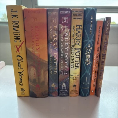 Lot of 8 JK Rowling Harry Potter Spinoff books (and series) - Image 1 of 4
