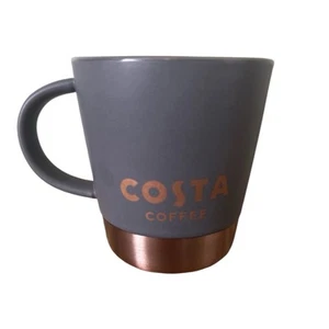 COSTA Coffee Mug Limited Edition Grey/ Copper Metallic 12oz Cup 350ml Tea - Picture 1 of 4