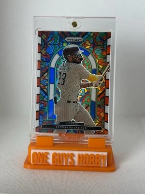 2022 Panini Prizm - Stained Glass Fernando Tatís Jr. #SG-1 Red White & Blue... - Image 1 of 2