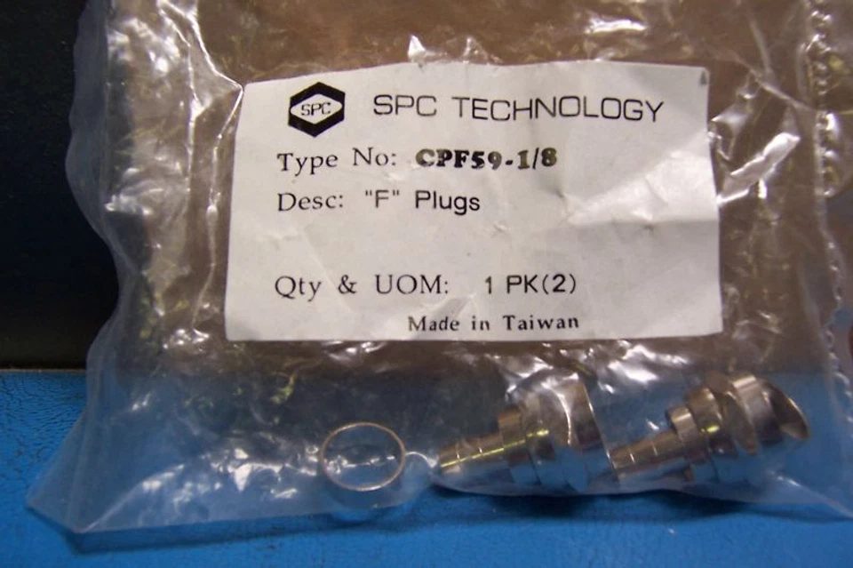 SPC CPF59-1/8 F Plug Connector 2pcs - Image 1 of 1