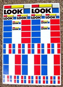 LOOK Cycle Bikes Frame Decals Stickers cycling MTB Road - Picture 1 of 1