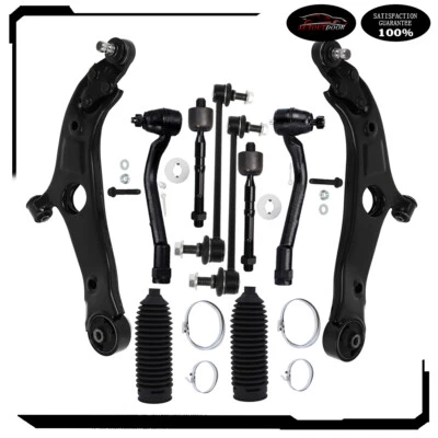 10Pcs For 2012-2015 Kia Optima Suspension Control Arm w Ball Joints Tie Rod End - Image 1 of 4