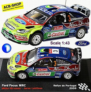 Ford Focus WRC Rallye De Portugal 2009 #3 M.Hirvonen/J.Lehtinen 1:43 - Picture 1 of 8