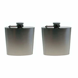 Q=2 Fiaschetta in acciaio inox 6 oz - Foto 1 di 3