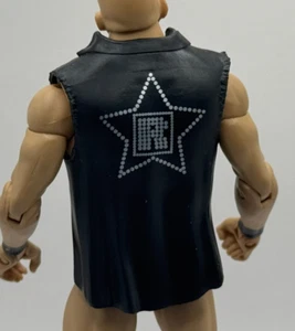WWE Edge Rated R Superstar Black Vest Accessory Mattel Figure Clothes 1/12 F6 - Picture 1 of 2