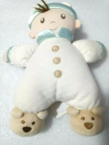 Toys R Us Especially Baby Boy Doll Blue Rattle Lovey Rare - Picture 1 of 5