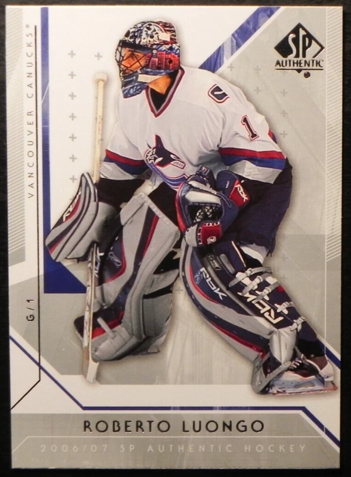 2006-07 06/07 SP Authentic #4 Roberto Luongo Vancouver Canucks - Image 1 of 2
