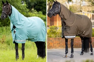 LeMieux Arika Ripstop 0g Lightweight Light Turnout Rug + Hood 600d 4'9"-7'3" - Picture 1 of 10